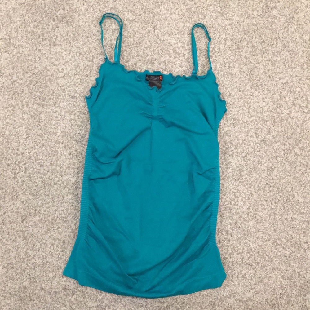 G by Guess teal cami